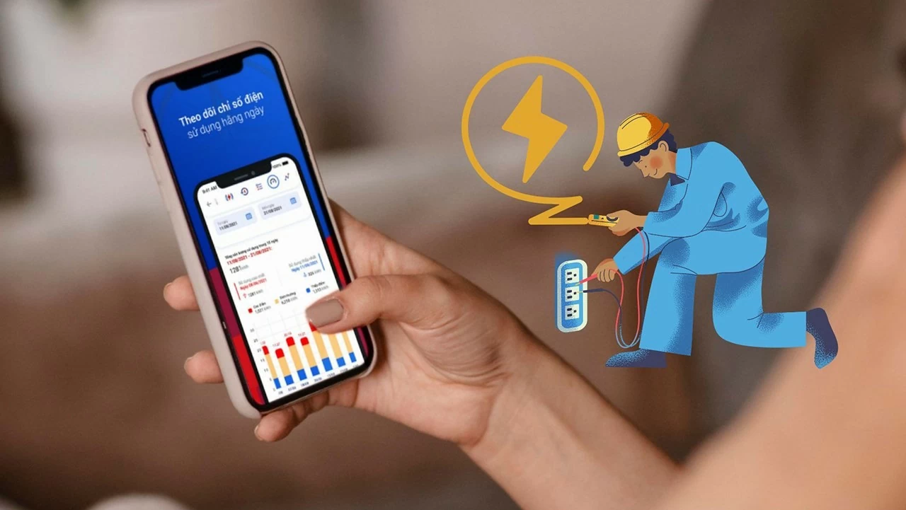 Cách xem mức tiêu thụ điện hằng ngày trên điện thoại nhanh nhất.