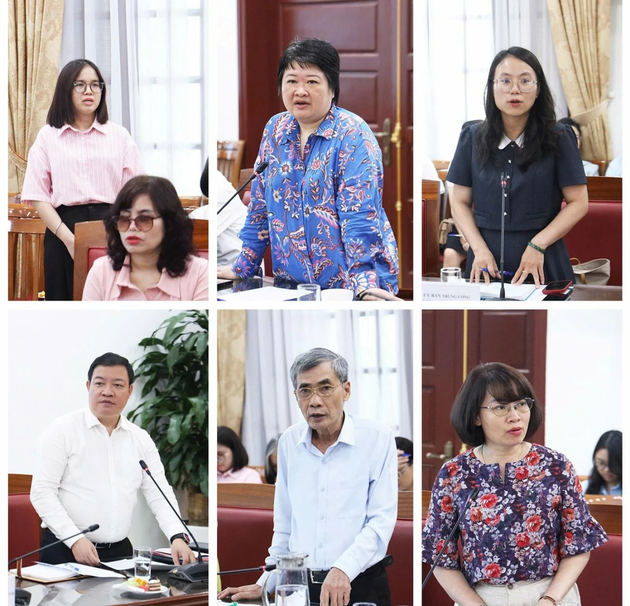 Các đại biểu phát biểu ý kiến tại Hội nghị. (Ảnh: Thành Long)
