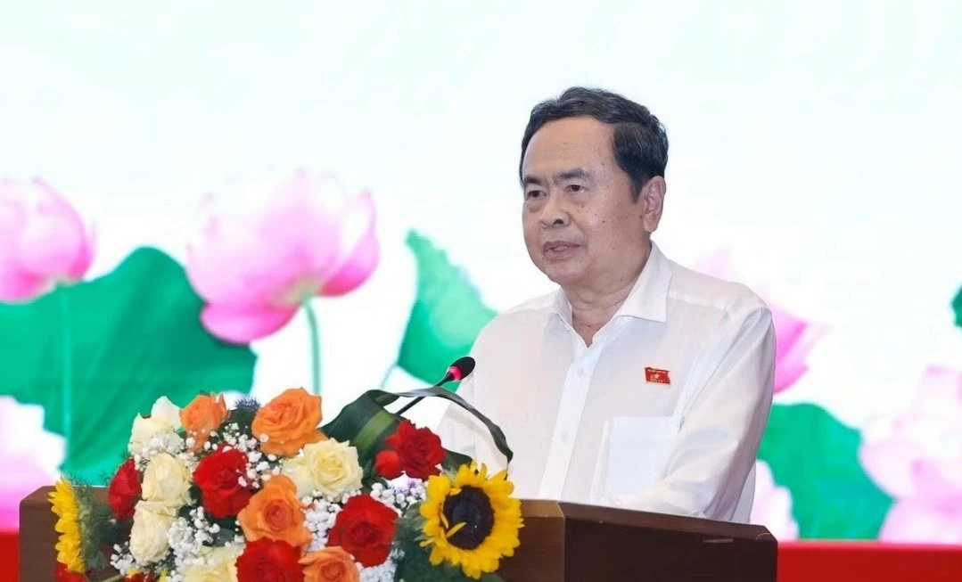Thủ tướng Chính phủ Lê Minh Hưng và Chủ tịch Quốc hội Trần Thanh Mẫn gặp mặt lãnh đạo các cơ quan báo chí