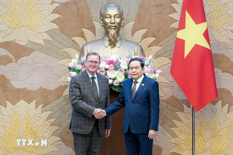 Chủ tịch Quốc hội Trần Thanh Mẫn tiếp Phó Chủ tịch Quốc hội Cộng hòa Liên bang Đức