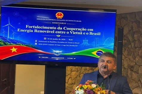 Việt Nam - Brazil tăng cường hợp tác trong lĩnh vực năng lượng tái tạo Việt Nam - Brazil tăng cường hợp tác trong lĩnh vực năng lượng tái tạo