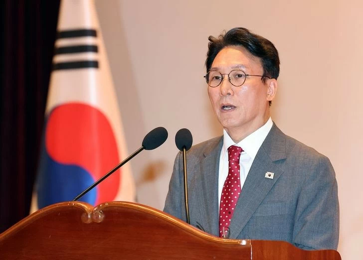 Thủ tướng Hàn Quốc Kim Min Seok lần đầu thăm Trung Quốc. (Nguồn: Yonhap)