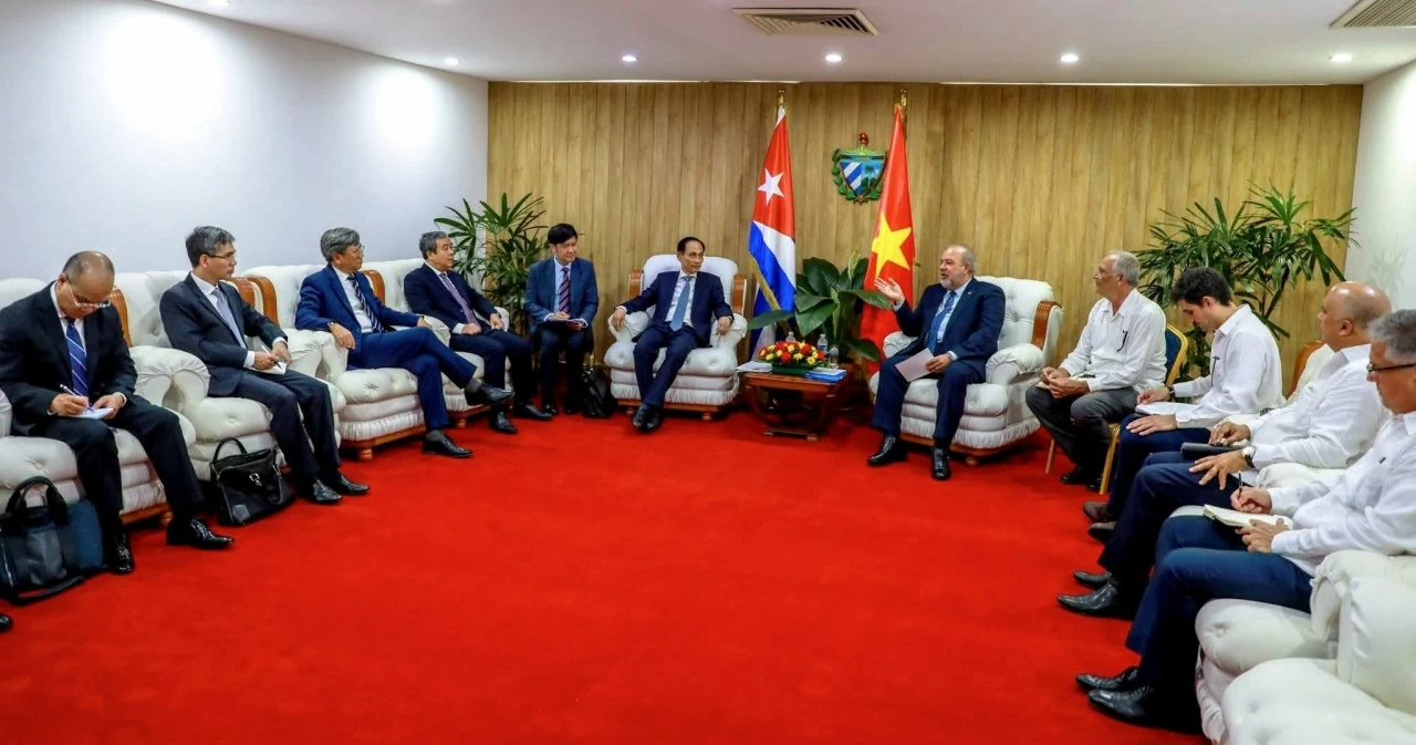 Đặc phái viên của Tổng Bí thư, Chủ tịch nước Tô Lâm thăm và làm việc tại Cuba