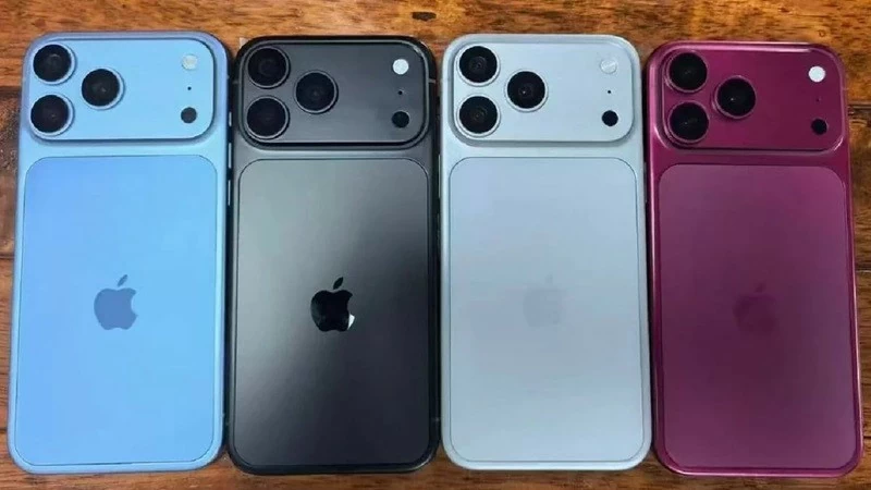 Ảnh dựng iPhone 18 Pro với các màu sắc mới.