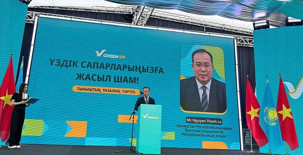 Green SM khai trương tại Kazakhstan: Dấu ấn xanh của thương hiệu Việt trên hành trình quốc tế Green SM khai trương tại Kazakhstan: Dấu ấn xanh của thương hiệu Việt trên hành trình quốc tế