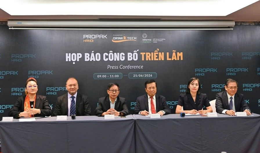 ProPak Hanoi 2026: Cơ hội giao thương cho các doanh nghiệp ngành công nghệ xử lý, chế biến và đóng gói ProPak Hanoi 2026: Cơ hội giao thương cho các doanh nghiệp ngành công nghệ xử lý, chế biến và đóng gói