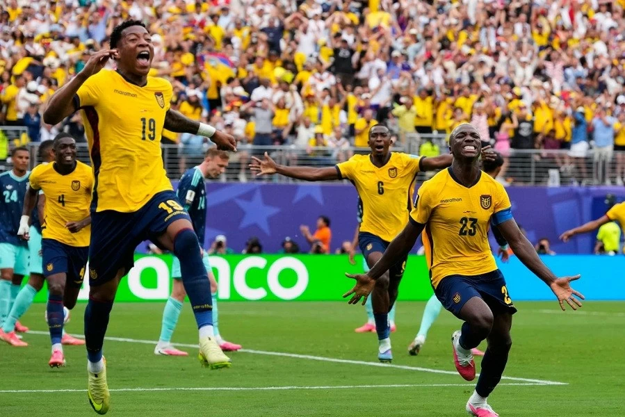 Kết quả bóng đá Bảng E World Cup 2026: Ecuador 2-1 Đức – Gonzalo Plata hóa người hùng, Ecuador ngược dòng đánh bại Đức, lần đầu trở lại vòng knock-out Kết quả bóng đá Bảng E World Cup 2026: Ecuador 2-1 Đức – Gonzalo Plata hóa người hùng, Ecuador ngược dòng đánh bại Đức, lần đầu trở lại vòng knock-out