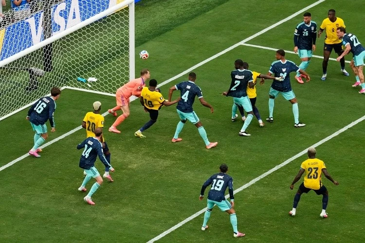 Kết quả bóng đá Bảng E World Cup 2026: Ecuador 2-1 Đức – Gonzalo Plata hóa người hùng, Ecuador ngược dòng đánh bại Đức, lần đầu trở lại vòng knock-out Kết quả bóng đá Bảng E World Cup 2026: Ecuador 2-1 Đức – Gonzalo Plata hóa người hùng, Ecuador ngược dòng đánh bại Đức, lần đầu trở lại vòng knock-out