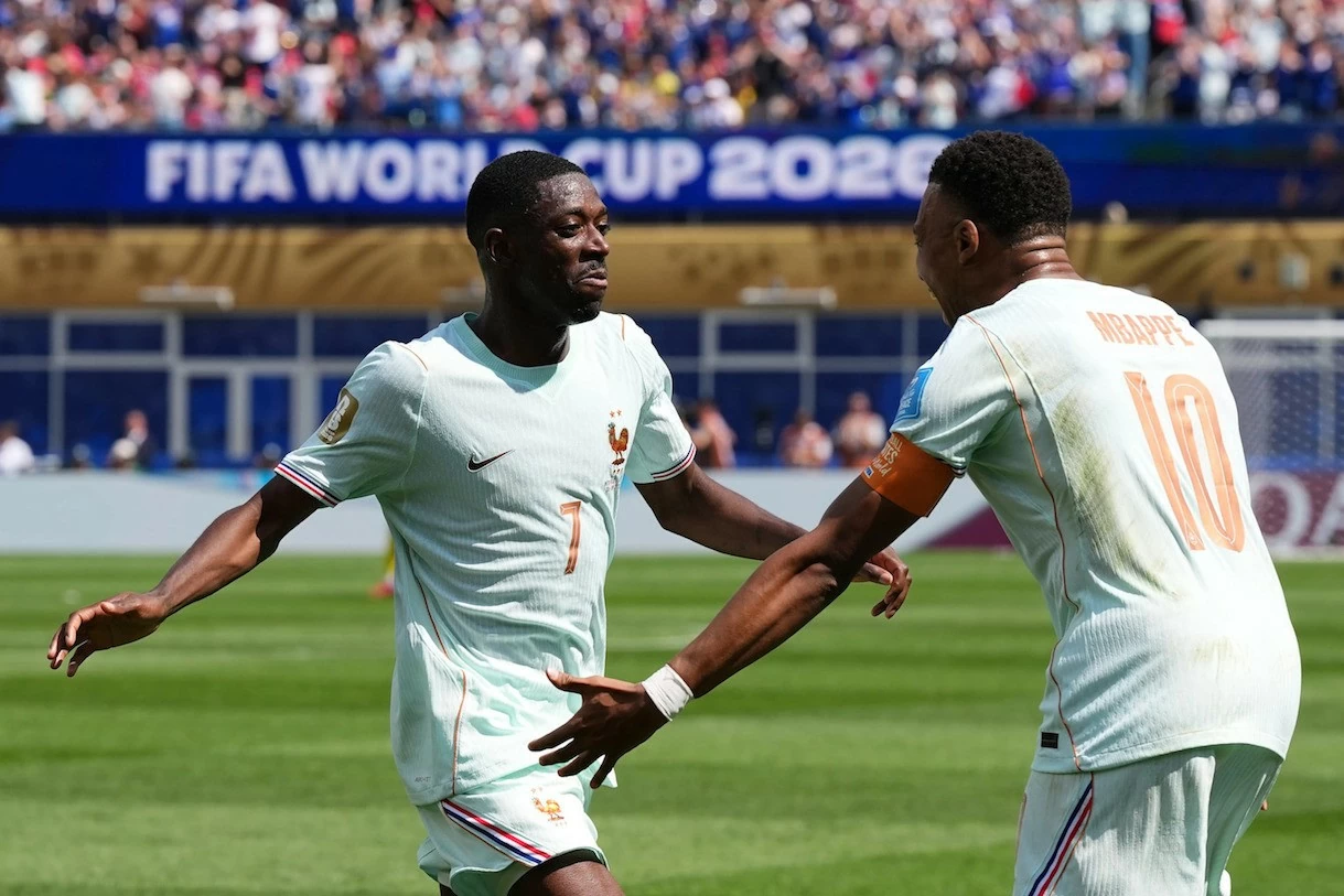 Kết quả bóng đá Bảng I World Cup 2026: Pháp 4-1 Na Uy - Dembélé lập hat-trick siêu hạng, Haaland không có mặt để đối đầu Mbappe Kết quả bóng đá Bảng I World Cup 2026: Pháp 4-1 Na Uy - Dembélé lập hat-trick siêu hạng, Haaland không có mặt để đối đầu Mbappe