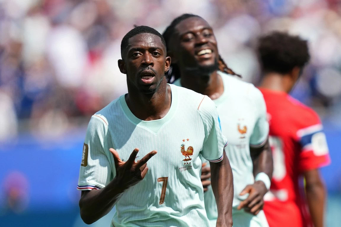 Kết quả bóng đá Bảng I World Cup 2026: Pháp 4-1 Na Uy - Dembélé lập hat-trick siêu hạng, Haaland không có mặt để đối đầu Mbappe Kết quả bóng đá Bảng I World Cup 2026: Pháp 4-1 Na Uy - Dembélé lập hat-trick siêu hạng, Haaland không có mặt để đối đầu Mbappe