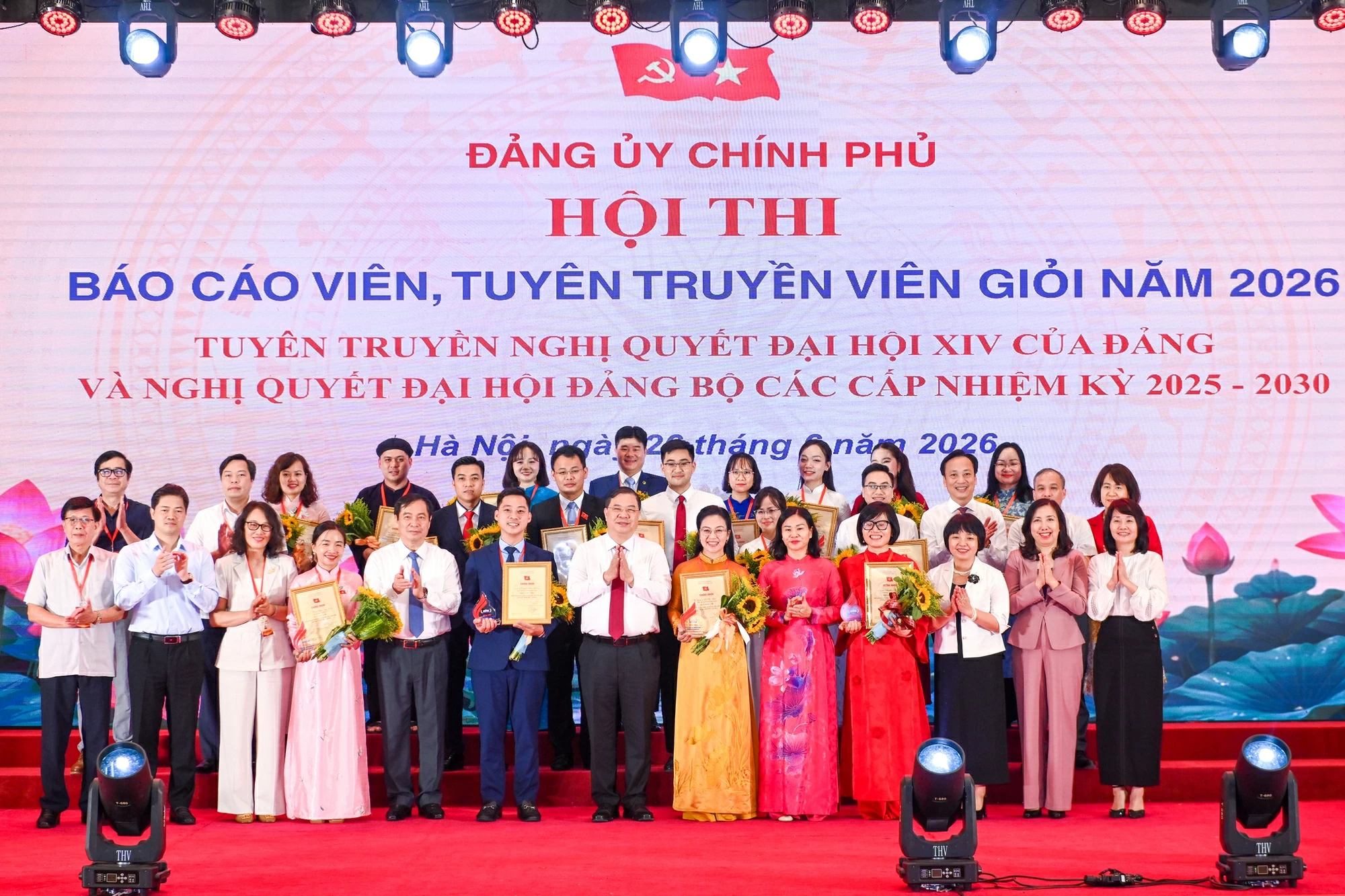 Tổng kết, trao giải Hội thi Báo cáo viên, Tuyên truyền viên giỏi Đảng bộ Chính phủ năm 2026