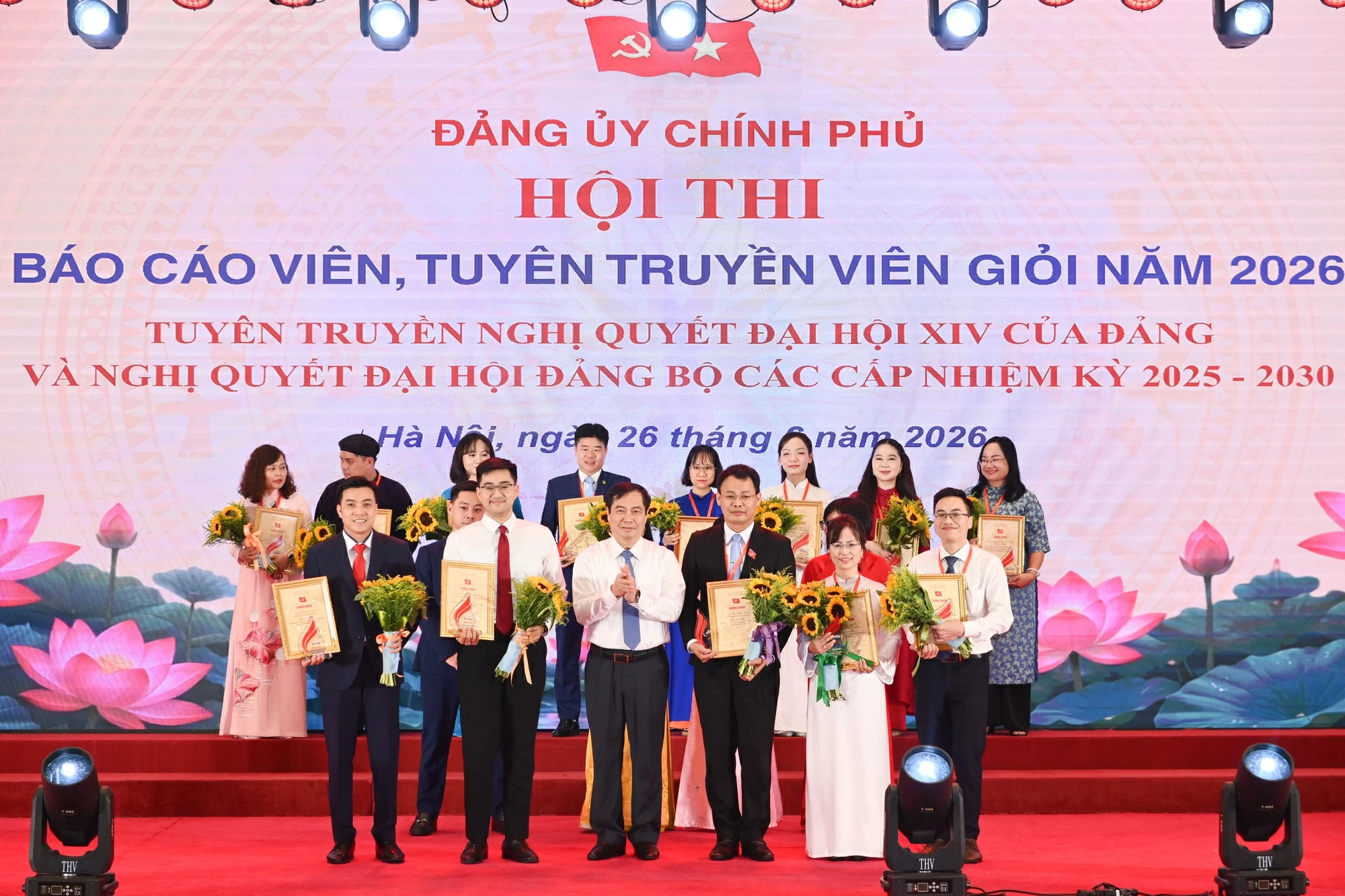 Tổng kết, trao giải Hội thi Báo cáo viên, Tuyên truyền viên giỏi Đảng bộ Chính phủ năm 2026