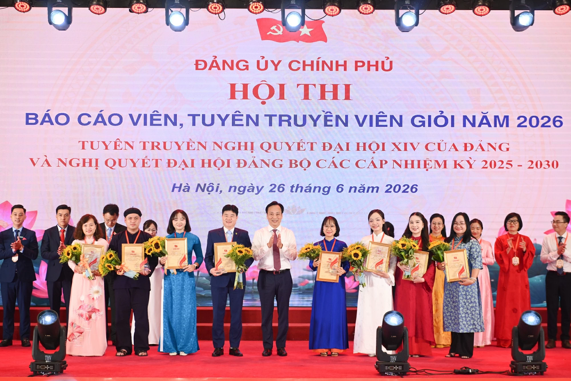 Tổng kết, trao giải Hội thi Báo cáo viên, Tuyên truyền viên giỏi Đảng bộ Chính phủ năm 2026