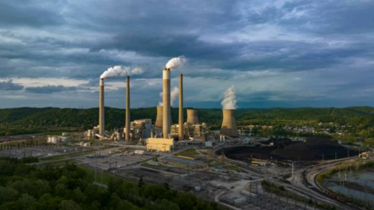 Một nhà máy điện than tại bang West Virginia, Mỹ. (Nguồn: Getty Images)