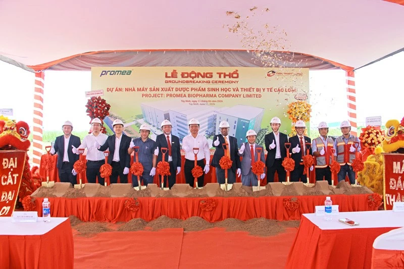 Tân Phát Long tổ chức thành công Lễ động thổ dự án Nhà máy Sản xuất Dược phẩm Sinh học & Thiết bị Y tế.