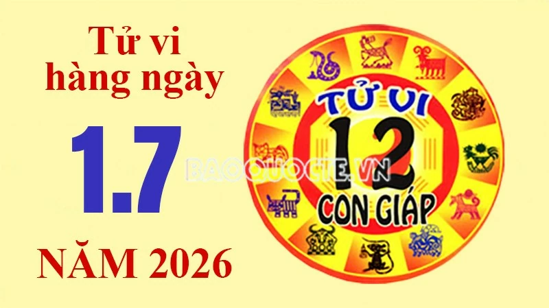 Tử vi hôm nay, xem tử vi 12 con giáp hôm nay ngày 1/7/2026: Tuổi Mão có ngày đầy may mắn