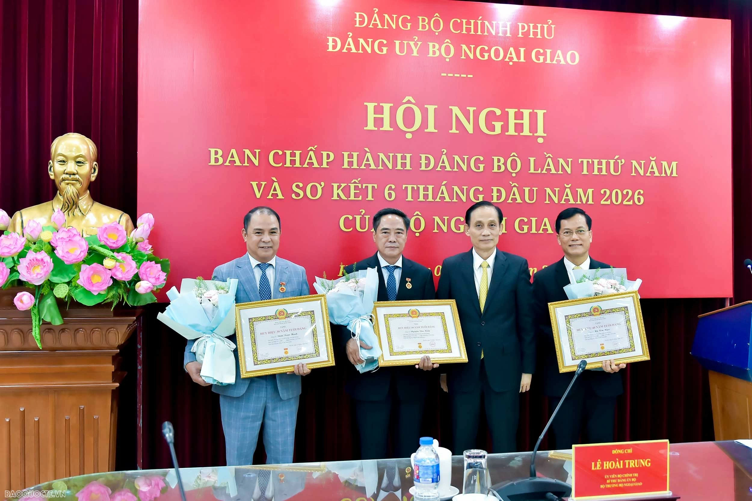 Bộ trưởng Lê Hoài Trung: Nâng tầm tư duy, đổi mới mạnh mẽ để xây dựng nền ngoại giao toàn diện, hiện đại