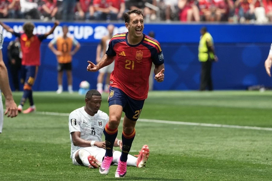 Kết quả bóng đá World Cup 2026: Tây Ban Nha 3-0 Áo: Oyarzabal lập cú đúp, La Roja thị uy sức mạnh bằng trận đấu hoàn hảo