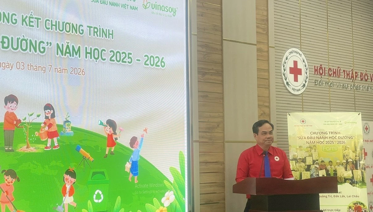 Hơn 15.700 học sinh vùng khó khăn được hỗ trợ từ chương trình ‘Sữa đậu nành học đường’ năm học 2025 - 2026