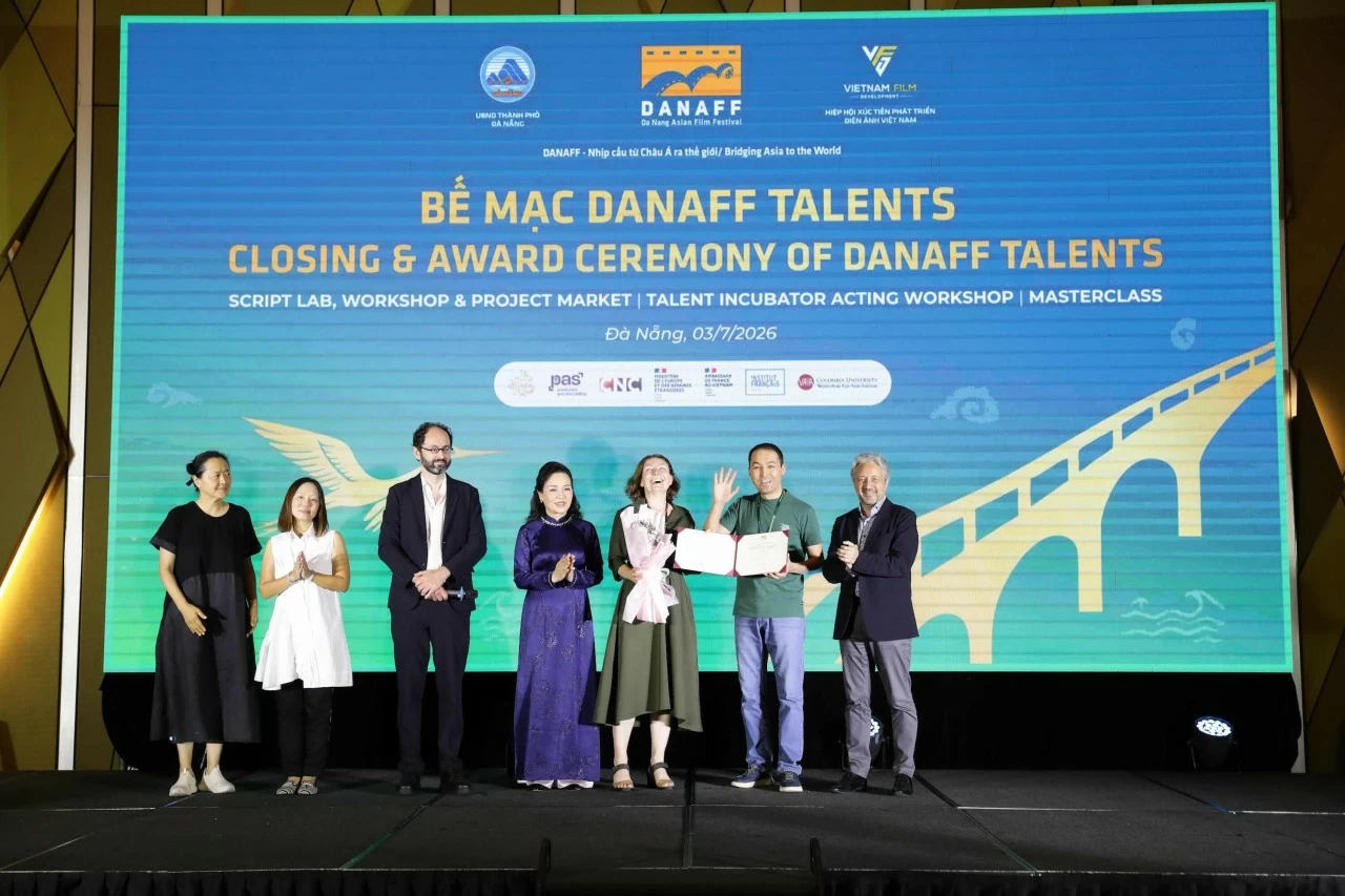 DANAFF Talents 2026 khép lại hành trình ươm mầm tài năng điện ảnh châu Á