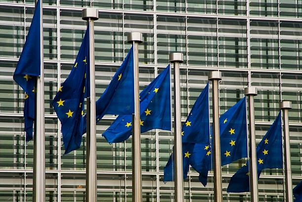 Trụ sở Berlaymont của Ủy ban châu Âu tại Brussels, Bỉ. (Nguồn: Getty Images)