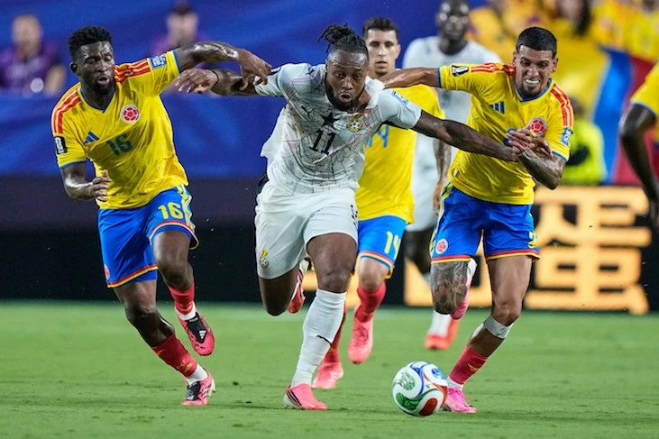 Kết quả bóng đá World Cup 2026: Colombia 1-0 Ghana: Jhon Arias tỏa sáng với bàn thắng duy nhất, Colombia khẳng định thực lực