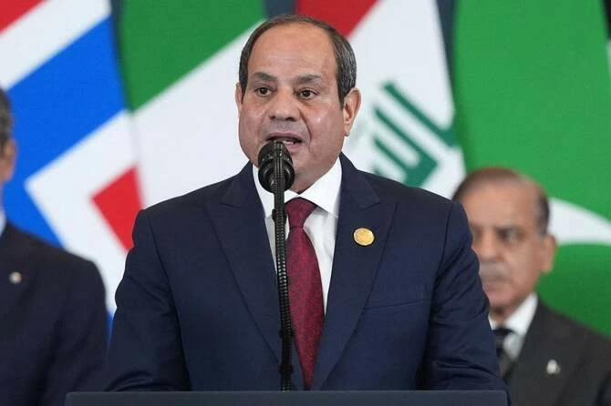 Tổng thống Ai Cập Abdel Fattah El-Sisi khẳng định sẽ không có bình thường hóa quan hệ với Israel nếu chưa đạt được một nền hòa bình công bằng cho Palestine. (Nguồn: Arab News)
