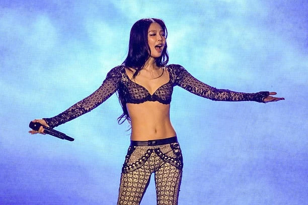 Jennie biểu diễn tại Roskilde Festival 2026, diễn ra ở Roskilde Dyrskuepladsen, thành phố Roskilde (Đan Mạch), ngày 3/7. (Nguồn: Getty Images)