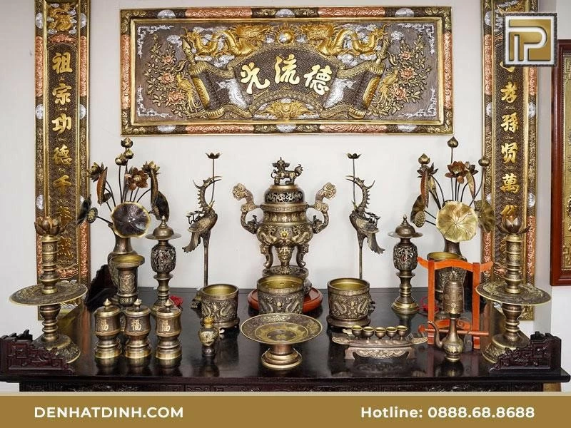 Bộ đỉnh đồng Đệ Nhất Đỉnh mang vẻ đẹp bền vững theo thời gian Bộ đỉnh đồng Đệ Nhất Đỉnh mang vẻ đẹp bền vững theo thời gian