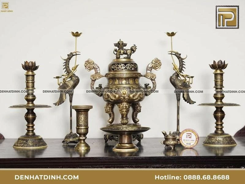 Bộ đỉnh đồng Đệ Nhất Đỉnh mang vẻ đẹp bền vững theo thời gian Bộ đỉnh đồng Đệ Nhất Đỉnh mang vẻ đẹp bền vững theo thời gian