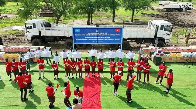 Đội công binh Việt Nam kết nối hoà bình bằng những việc làm thiết thực ở Abyei