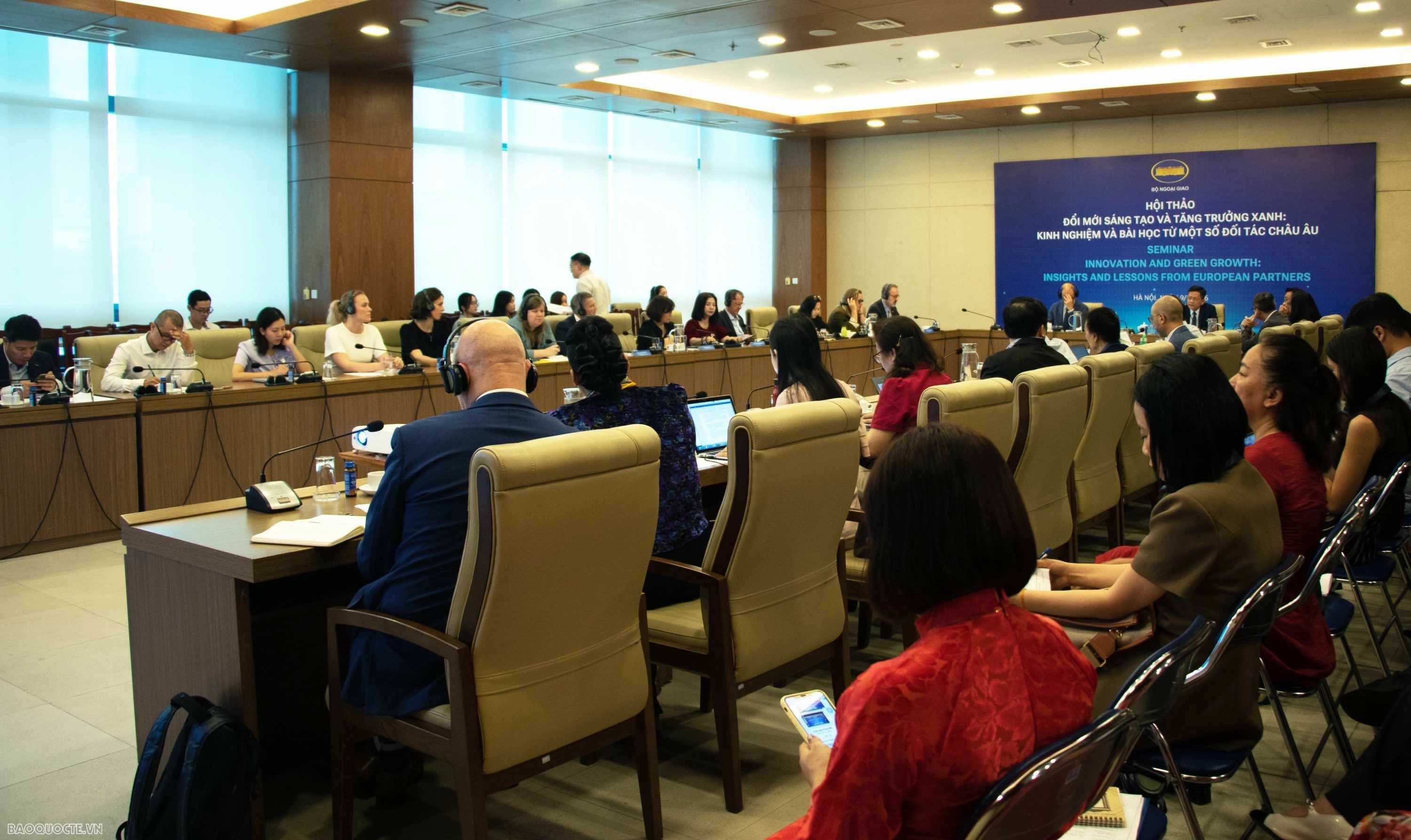 Đổi mới sáng tạo và tăng trưởng xanh: Chia sẻ kinh nghiệm từ các đối tác châu Âu, mở rộng cơ hội hợp tác với Việt Nam