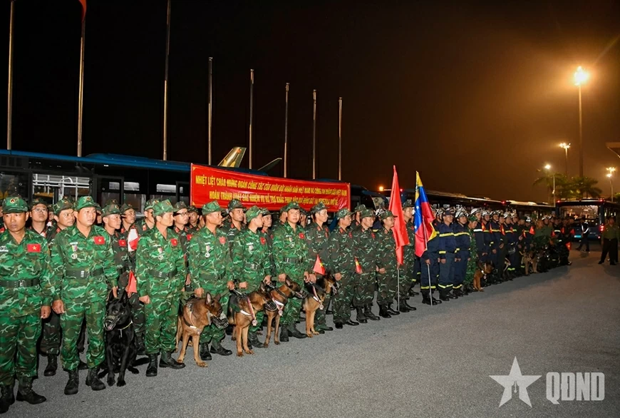 Đoàn cứu hộ, cứu nạn Việt Nam trở về nước, hoàn thành nhiệm vụ tại Venezuela Đoàn cứu hộ, cứu nạn Việt Nam trở về nước, hoàn thành nhiệm vụ tại Venezuela