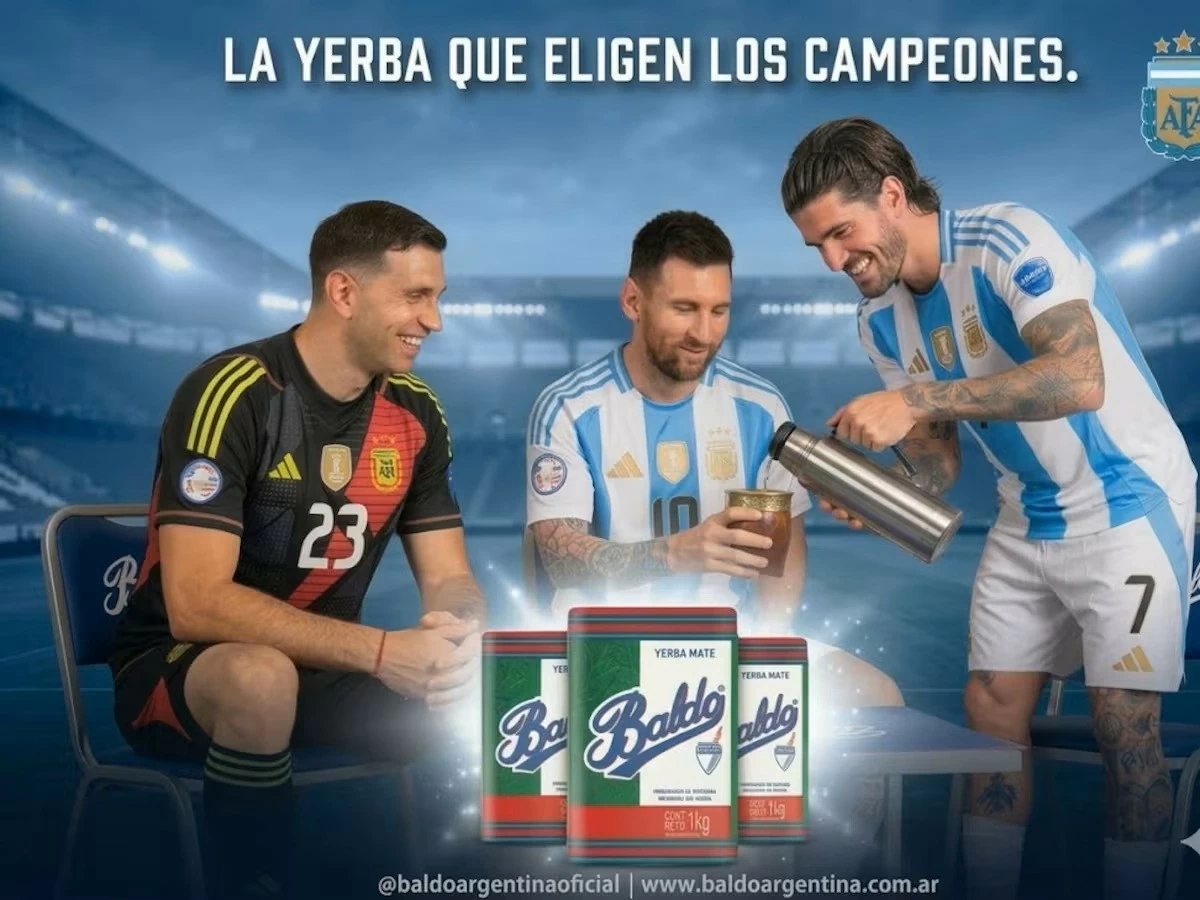 Không chỉ có Messi, cổ động viên Argentina còn mang đến World Cup quốc hồn quốc túy Yerba Mate