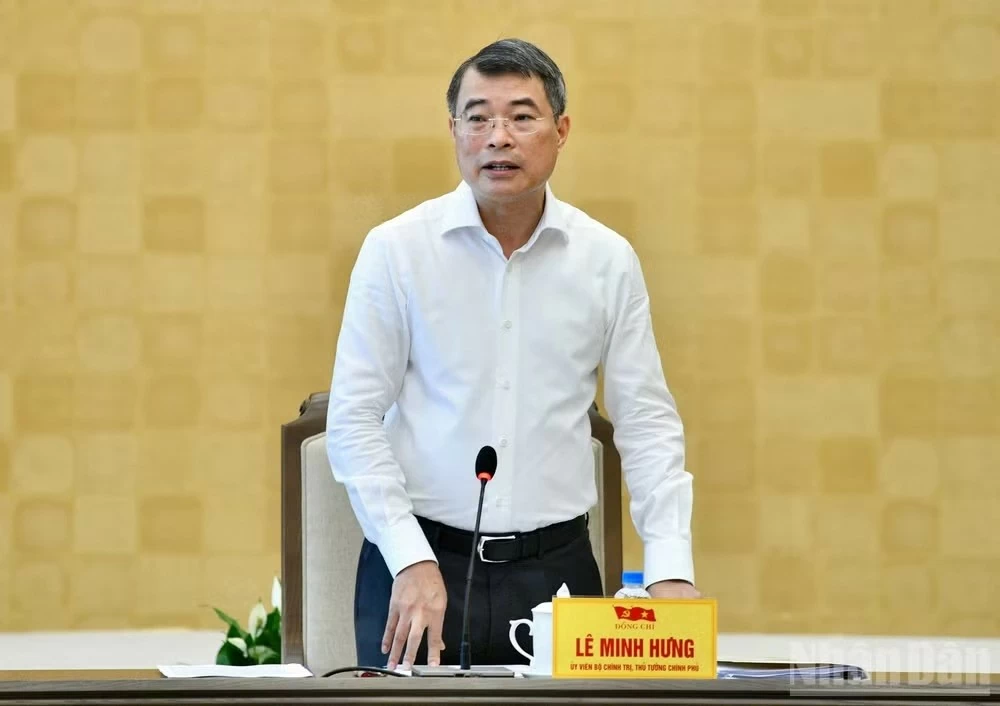 Thủ tướng Lê Minh Hưng chủ trì cuộc làm việc với Ban Thường vụ Tỉnh ủy Lào Cai
