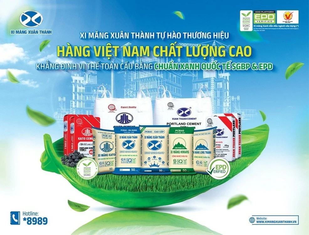 Xi Măng Xuân Thành liên tiếp được vinh danh tại các giải thưởng phát triển bền vững Xi Măng Xuân Thành liên tiếp được vinh danh tại các giải thưởng phát triển bền vững