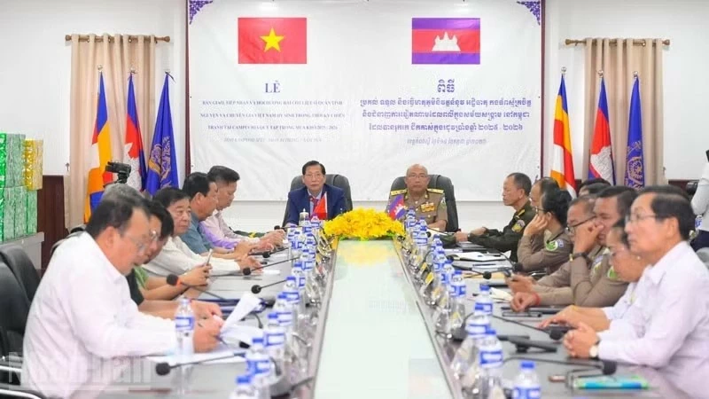 Quy tập 81 hài cốt liệt sĩ tại tỉnh Kampong Speu, Vương quốc Campuchia Quy tập 81 hài cốt liệt sĩ tại tỉnh Kampong Speu, Vương quốc Campuchia