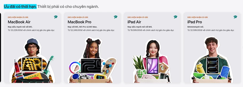 Back To School của Apple năm nay đến trễ hơn mọi năm.