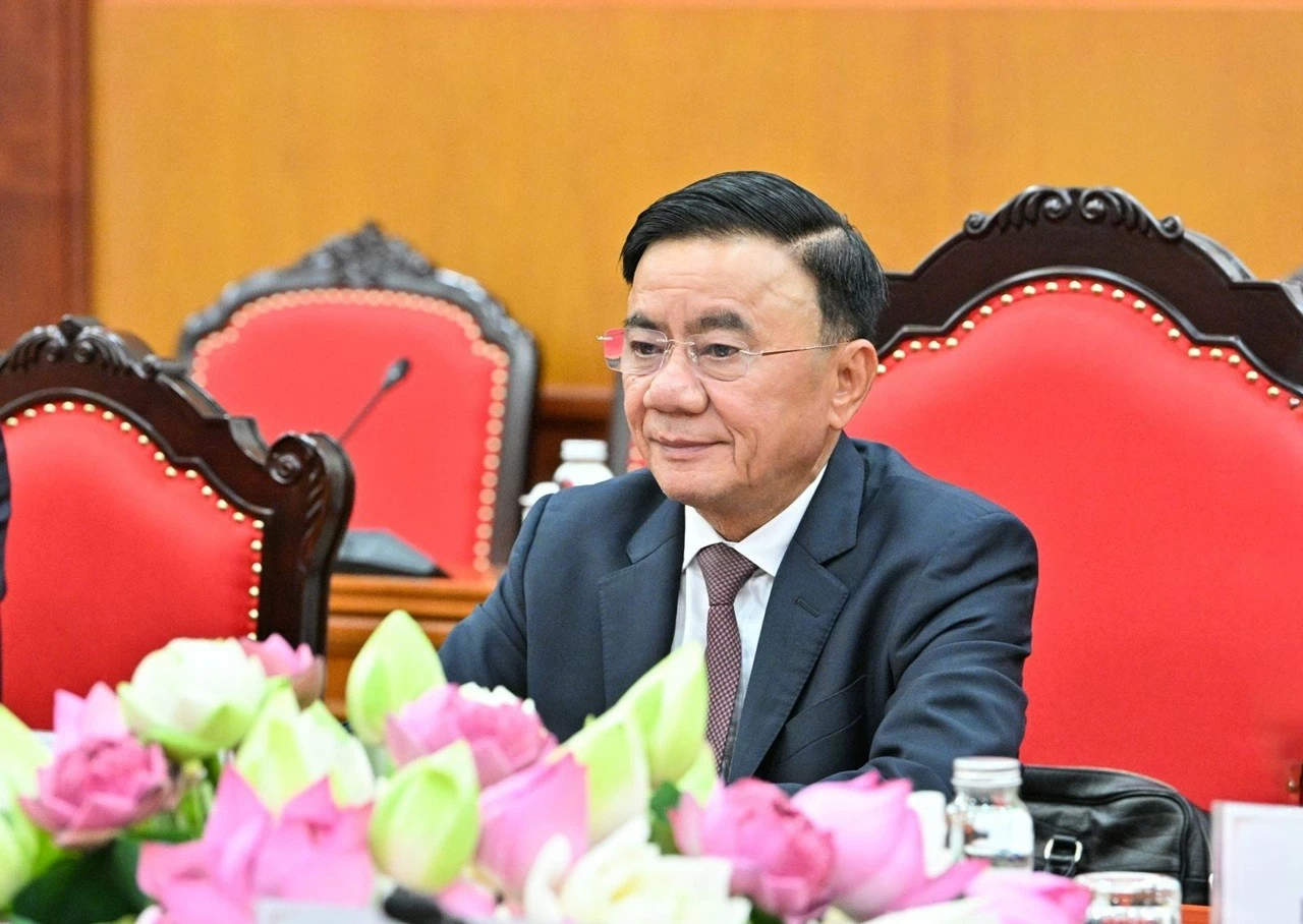 Ủy viên Bộ Chính trị, Thường trực Ban Bí thư Trần Cẩm Tú tiếp Quyền Tổng Thư ký Đảng Dân chủ Tự do Nhật Bản Hagiuda Koichi