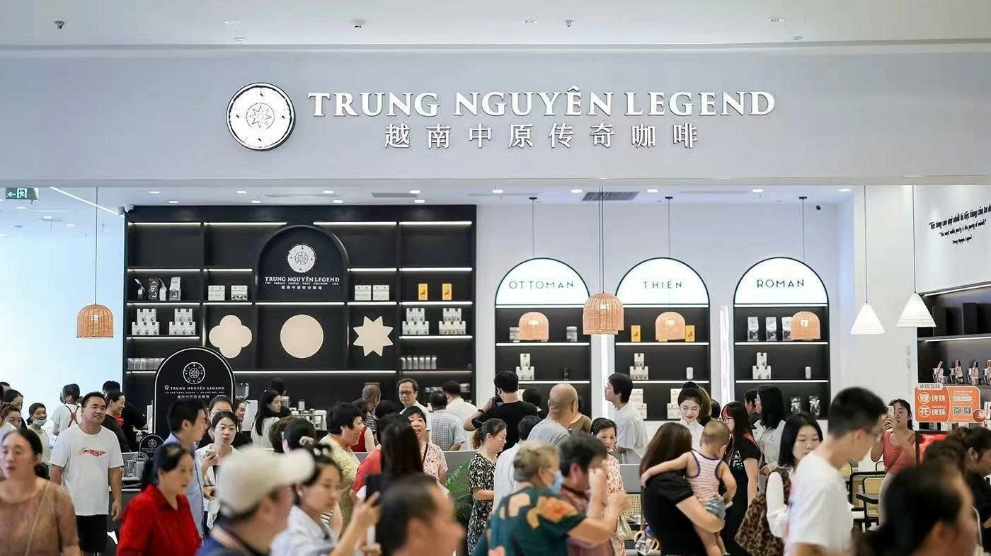 Người tiêu dùng Trung Quốc ưa chuộng các sản phẩm của café Trung Nguyên Việt Nam. (Nguồn: Café Trung Nguyên)