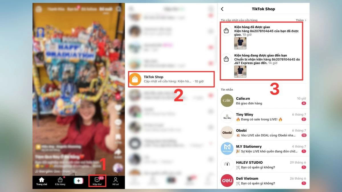 Mở ứng dụng TikTok, tại giao diện chính nhấn vào Cửa hàng.