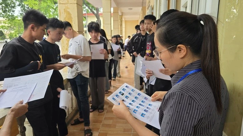 Thí sinh dự thi tốt nghiệp THPT năm 2026. (Ảnh: Thu Giang)