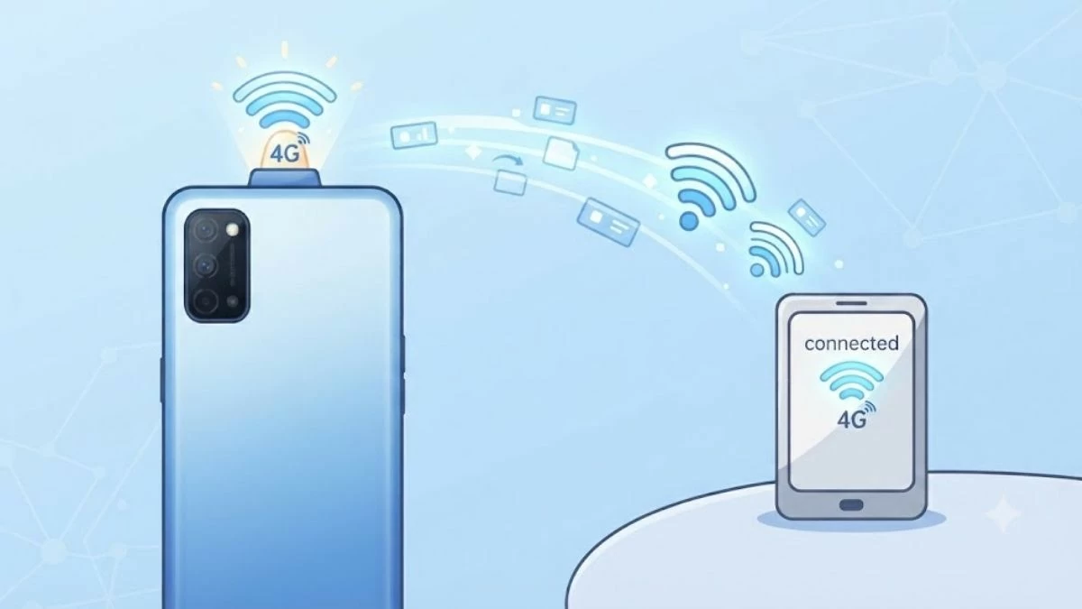Cách chia sẻ 4G trên OPPO tiện lợi và nhanh chóng.
