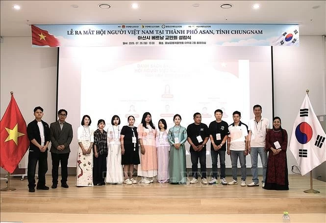 Ra mắt Hội Người Việt Nam tại Asan, tăng cường gắn kết cộng đồng ở Hàn Quốc