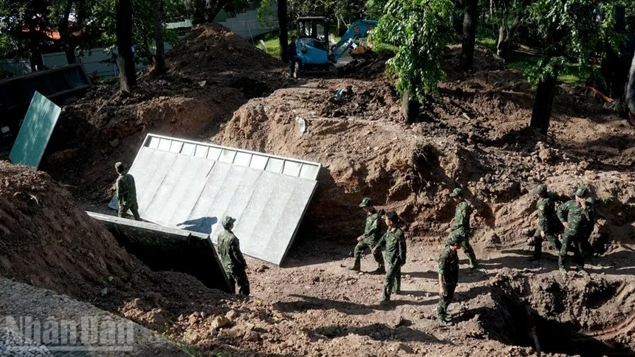 Thành phố Hồ Chí Minh đã quy tập được 125 bộ hài cốt liệt sĩ tại Công viên Lê Thị Riêng Thành phố Hồ Chí Minh đã quy tập được 125 bộ hài cốt liệt sĩ tại Công viên Lê Thị Riêng