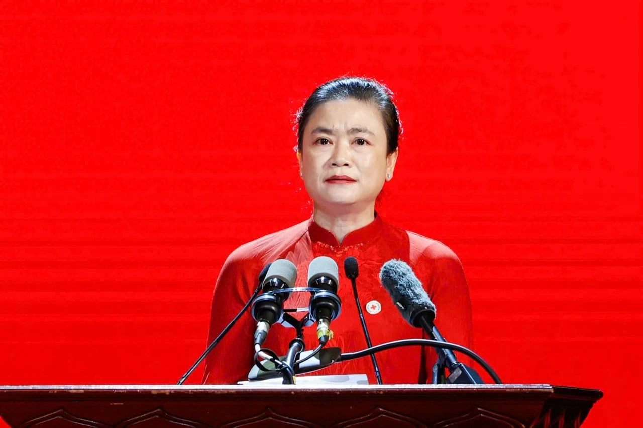 Đồng chí Đỗ Thị Thu Thảo, Chủ tịch Hội Chữ thập đỏ Việt Nam khóa XI tiếp tục được bầu giữ chức Chủ tịch Hội Chữ thập đỏ Việt Nam khóa XII, nhiệm kỳ 2026-2031. Đồng chí Đỗ Thị Thu Thảo, Chủ tịch Hội Chữ thập đỏ Việt Nam khóa XI tiếp tục được bầu giữ chức Chủ tịch Hội Chữ thập đỏ Việt Nam khóa XII, nhiệm kỳ 2026-2031.