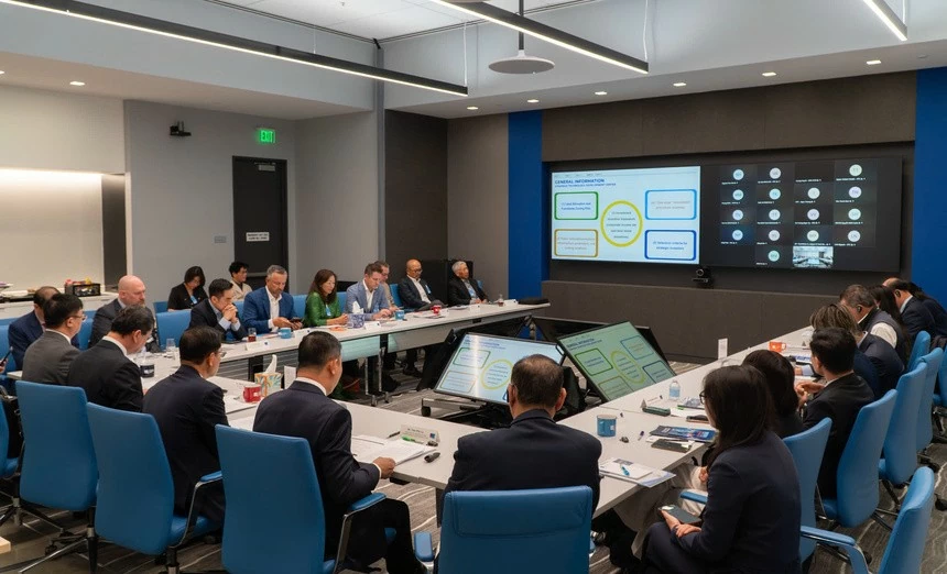 Buổi làm việc với các công ty công nghệ và doanh nghiệp Mỹ tại San Francisco của lãnh đạo Ủy ban nhân dân Thành phố.
