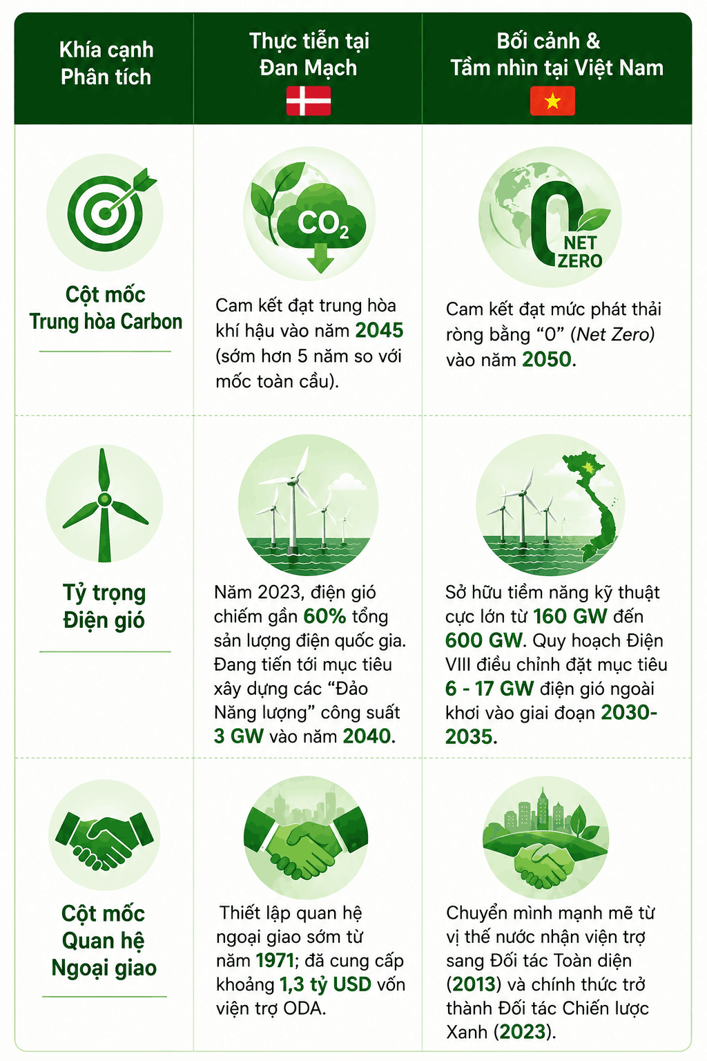 Năng lượng xanh: Kinh nghiệm của Đan Mạch và hành trình nửa thế kỷ đồng hành cùng Việt Nam