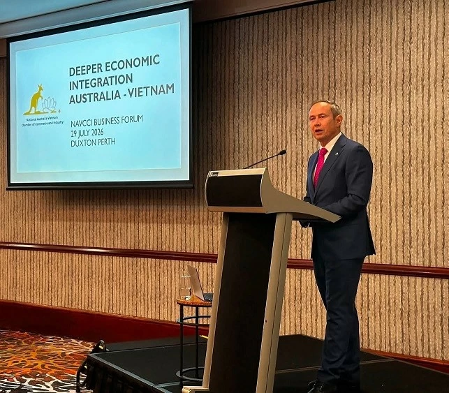 Tổng Lãnh sự Việt Nam tại Perth tham dự và phát biểu tại Diễn đàn Kinh doanh Việt Nam 2026 Tổng Lãnh sự Việt Nam tại Perth tham dự và phát biểu tại Diễn đàn Kinh doanh Việt Nam 2026