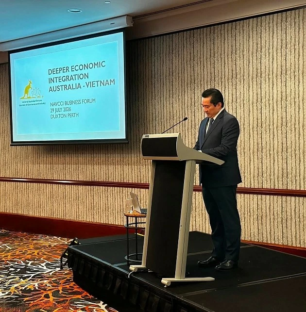 Tổng Lãnh sự Việt Nam tại Perth tham dự và phát biểu tại Diễn đàn Kinh doanh Việt Nam 2026 Tổng Lãnh sự Việt Nam tại Perth tham dự và phát biểu tại Diễn đàn Kinh doanh Việt Nam 2026